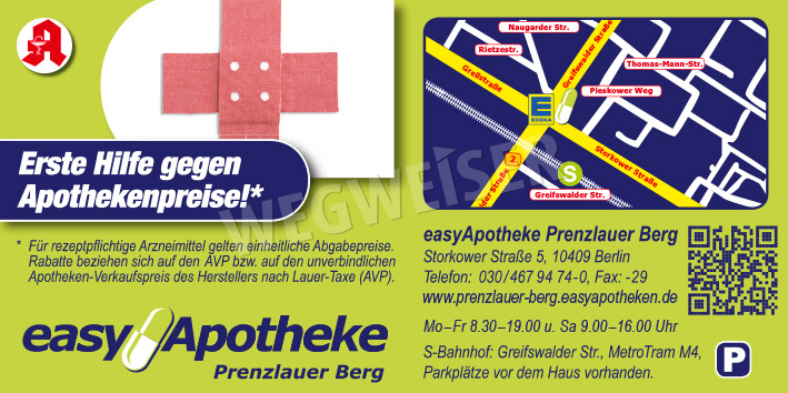 Apotheken Berlin Prenzlauer Berg WEGWEISER aktuell