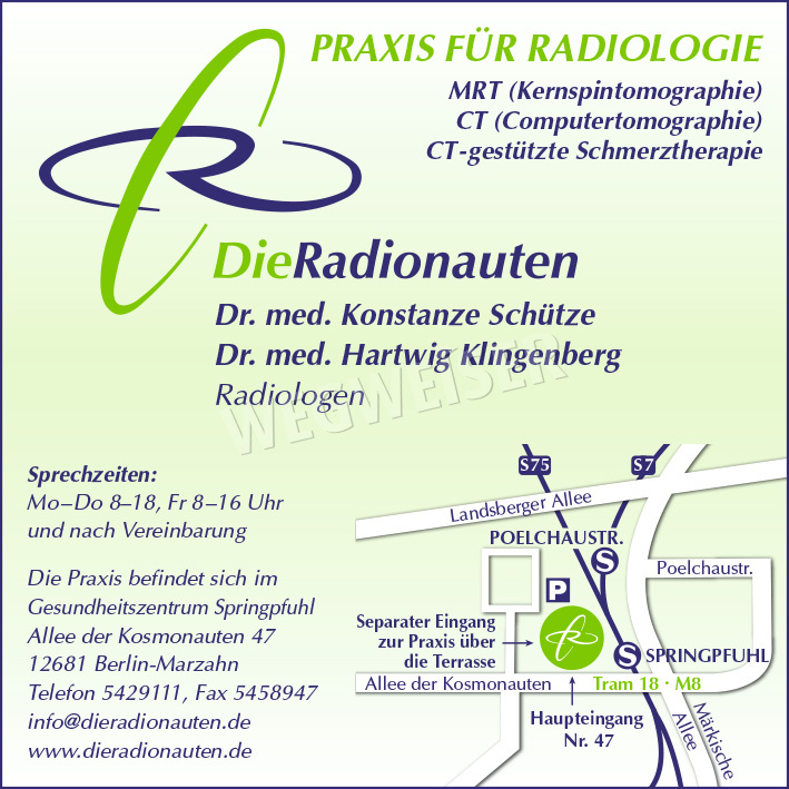 Radiologie Berlin Hellersdorf - WEGWEISER aktuell