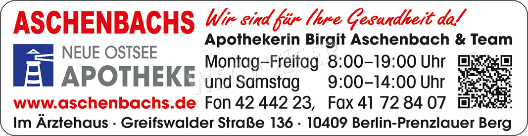 Apotheken Berlin Prenzlauer Berg WEGWEISER aktuell