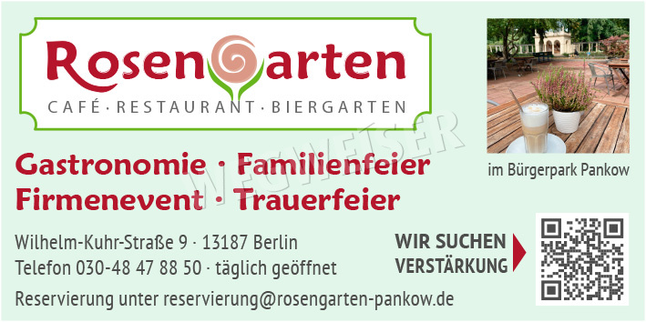 Restaurants Gaststätten Cafés Bars Berlin Pankow WEGWEISER aktuell