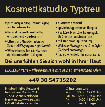 Naturkosmetik Berlin Hellersdorf - WEGWEISER aktuell