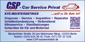 Reifendienst Berlin Hohenschönhausen Wegweiser Aktuell