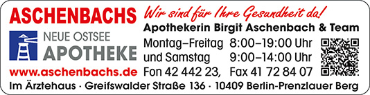 Apotheken Berlin Prenzlauer Berg WEGWEISER aktuell