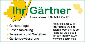 Pflasterarbeiten Terrassenbau Berlin Steglitz WEGWEISER aktuell